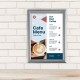 Europel Clicklijst A4 25mm Zilver – Display Sign van Geanodiseerd Aluminium