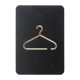 Europel Pictogram Bord Garderobe Zwart - DTM Primera