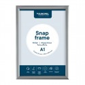 Europel Snap Frame A1 25mm Zilver - Kliklijst DTM Primera