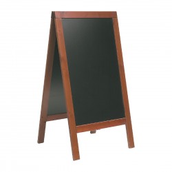 Securit Duplo stoepbord 1350x700mm mahonie