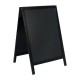 Securit Black Woody klein houten stoepbord met stoepkrijt