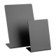 Olympia Acryl Tafelschermen 105x208mm – Set van 4 – Zwart