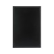 Securit Woody krijtbord hout 60x40 cm zwart – inclusief krijtstift en montageset
