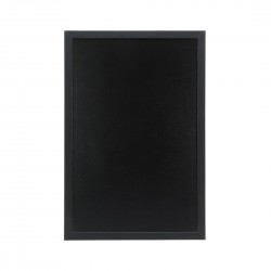 Securit Woody krijtbord hout 60x40 cm zwart – inclusief krijtstift en montageset