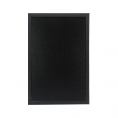 Securit Woody krijtbord hout 60x40 cm zwart – inclusief krijtstift en montageset