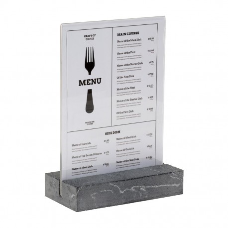 Europel Bordhouder A5 Polystone Anthraciet | DTM Primera