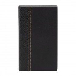 Securit Trendy Rekeningpresentator Leerlook Zwart