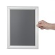 Olympia aluminium kliklijst A4 – mat zilver menukaarthouder