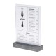 Europel Bordhouder A4 Polystone Antraciet | DTM Primera