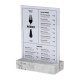 Europel Bordenhouder A5 Polystone Wit | DTM Primera Menukaarthouder