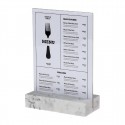 Europel Bordenhouder A5 Polystone Wit | DTM Primera Menukaarthouder