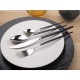 Amefa Soprano theelepel zwart – RVS 18/0, set van 12 stuks