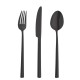 Amefa Metropole tafelmes zwart (12 stuks)