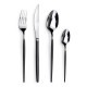 Amefa Soprano tafelvork Zwart (12 stuks) – RVS 18/0
