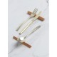 Comas Barcelona Champagne Tafelmes RVS – Set van 12 stuks