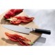 Vogue Bistro koksmes 207mm – RVS met zwarte ergonomische handgreep