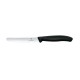 Victorinox groentemes 11 cm zwart – RVS tomatenmes met golvende rand