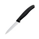 Victorinox gekarteld schilmesje 8cm zwart – RVS schilmesje Swiss made