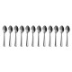 Nisbets Essentials budget theelepels 18/0 - 135mm (12 stuks)