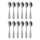 Olympia Buckingham koffielepels (12 stuks) – RVS 18/0, Zilver