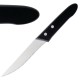 Deglon Sabatier Steakmessen (12 stuks) – Gekarteld RVS 18/0, Zwart