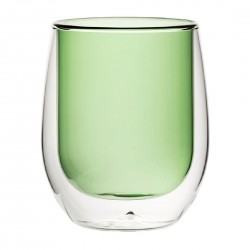 Utopia Dubbelwandig Waterglas Groen 27cl - Set van 6