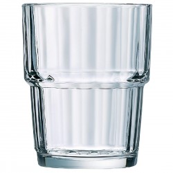 Arcoroc Norvege stapelbare glazen 20cl (6 stuks) – Gehard glas, Helder