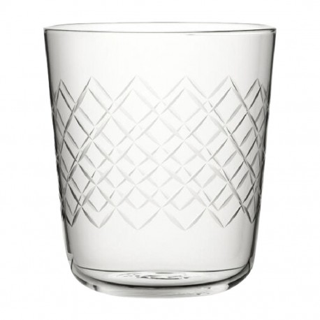 Utopia Raffles Diamond Tumblers 360ml – Kristalglas Tumblers (6 Stuks)