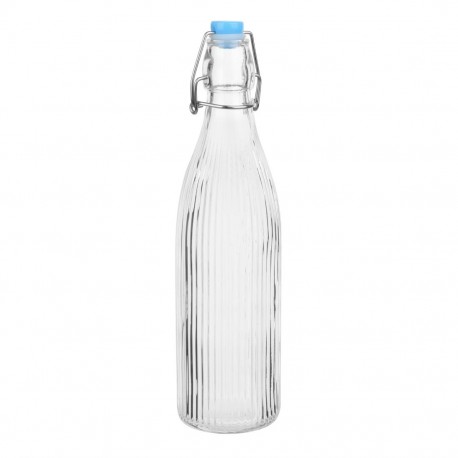 Olympia Geribbelde Swing Top Waterflessen 500ml – Set van 6