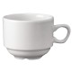 Churchill Whiteware Nova stapelbare theekopjes 212ml - doos van 24 stuks