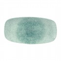 Churchill Raku Jade Green ovaal bord 29,8 x 15,2 cm – set van 12 stuks