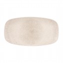 Churchill Raku Agate Grey Ovaal Serveerbord 35,2 x 18,7 cm – Porselein Grijs (set van 6)
