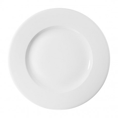 Churchill White Borden 302mm - Porseleinen Bord met Brede Rand (12 stuks)