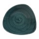 Churchill Stonecast Patina Rustic Teal Lotus Kom 23,5cm – Porselein Blauw (12 stuks)