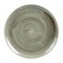 Churchill Stonecast Patina Burnished Green Evolve Coupe Bord 28,6cm (12 stuks)