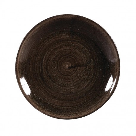 Churchill Stonecast Patina Black Coupe Borden 165mm - Set van 12