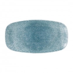 Churchill Raku Topaz Blue Chefs Ovaal Bord 29,8 x 15,2cm (12 stuks)