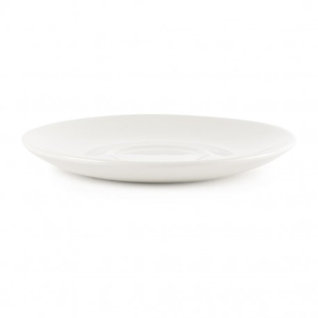 Churchill White cappuccino schotel 15,9 cm - Wit Porselein (24 stuks)