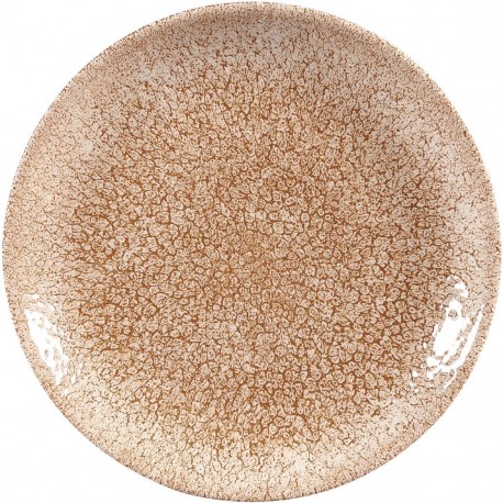 Churchill Raku Garnet Orange Evolve Coupe Bord 16,5 cm - Set van 12 Porseleinen Borden