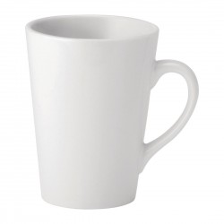 Utopia Puur Witte Latte-Mokken 340ml – Set van 24 stuks