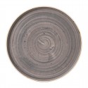 Churchill Stonecast Grey Bord Met Opstaande Rand 16cm - Set van 6
