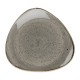 Churchill Stonecast Grey Cappuccino Lotus Bord – Set van 12 stuks – Ø 22,8 cm