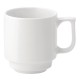 Utopia Pure White stapelbare mokken 280ml – set van 36 stuks