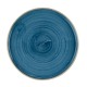 Churchill Stonecast Java Blue Bord met Opstaande Rand 25,9cm - Set van 6