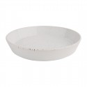 Olympia Cavolo Witte Gespikkelde Platte Ronde Kom 220mm - Set van 4