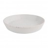 Olympia Cavolo Witte Gespikkelde Platte Ronde Kom 220mm - Set van 4
