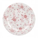 Churchill Rose Chintz Cranberry Bord 30,5 cm – Set van 6 stuks
