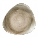 Churchill Stonecast Patina Antique Taupe Lotus Bord 25,4cm – Set van 12
