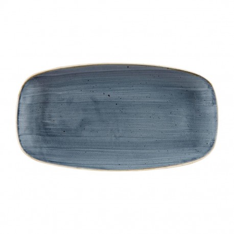 Churchill Stonecast Blueberry Ovaal Bord 35,2 x 18,7 cm – Set van 6