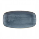 Churchill Stonecast Blueberry Ovaal Bord 35,2 x 18,7 cm – Set van 6